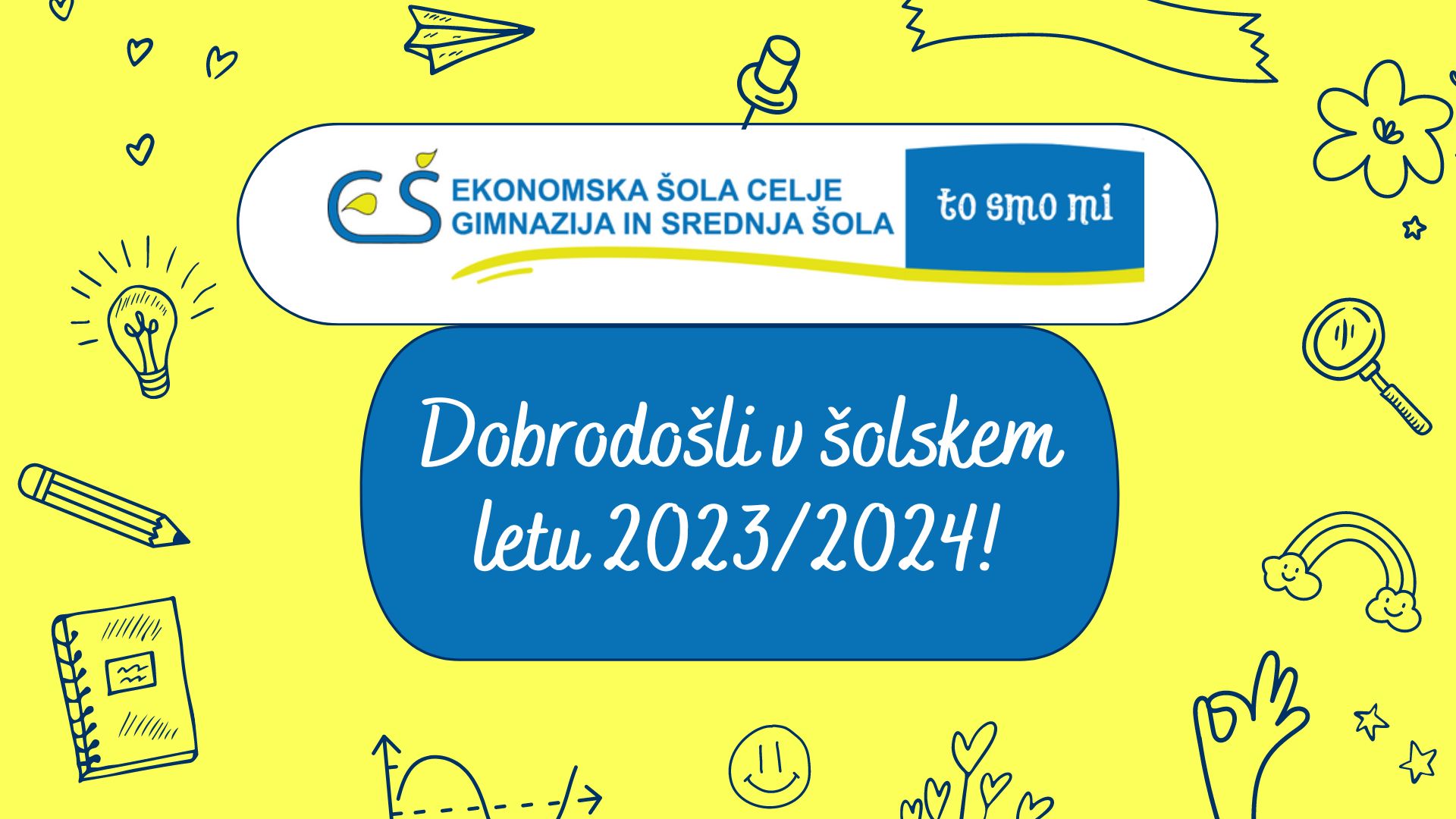 Navodila za prvi šolski dan v šolskem letu 2023/2024