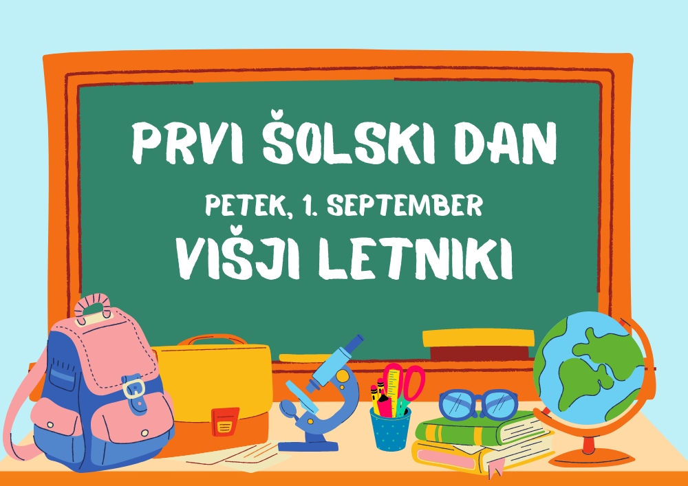 Prvi šolski dan za višje letnike