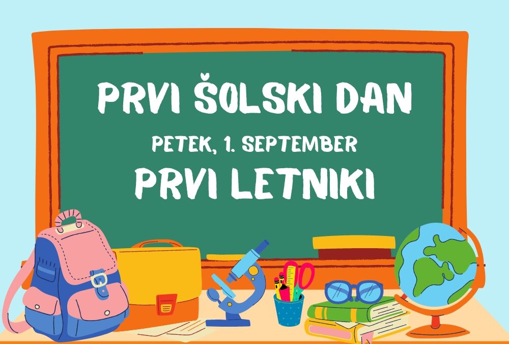 Prvi šolski dan za 1. letnike