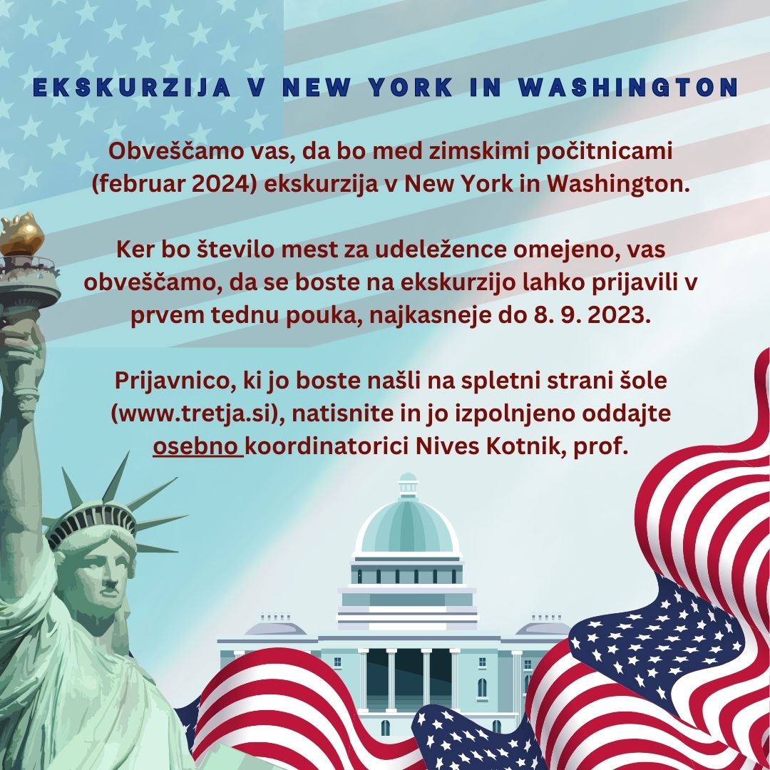 Ekskurzija – prijave, september 2023