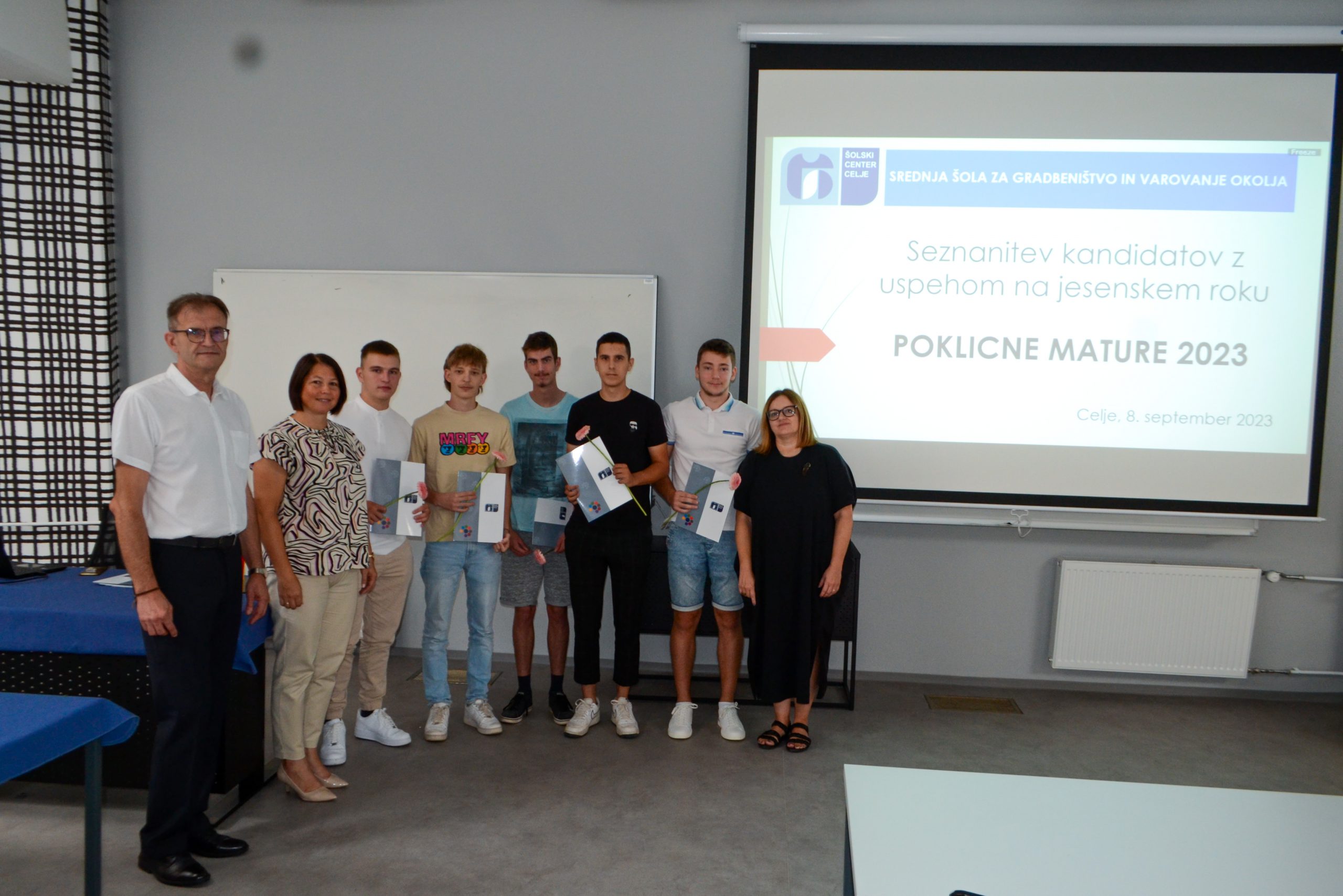 Podelitev spričeval jesenskega roka poklicne mature 2023