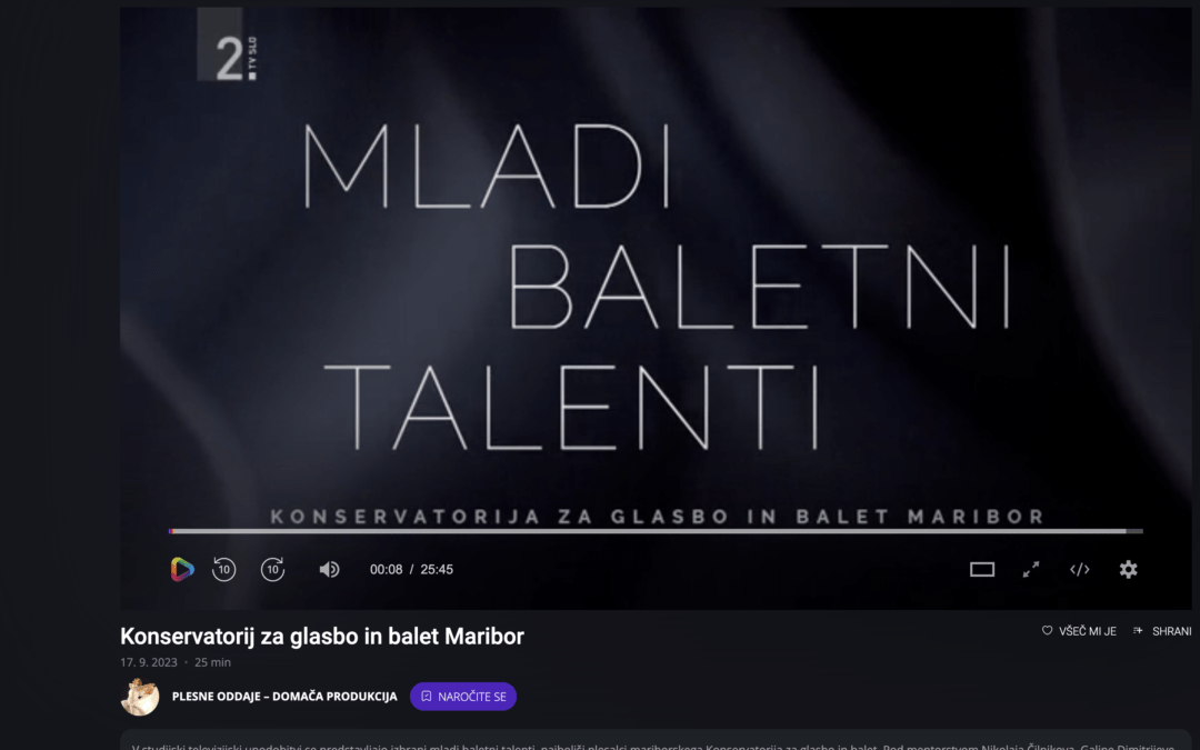Mladi baletni talenti