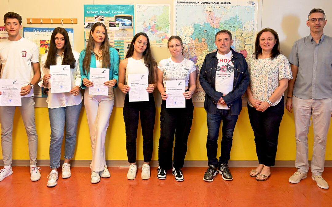 Podelitev Nemških jezikovnih diplom I. stopnje