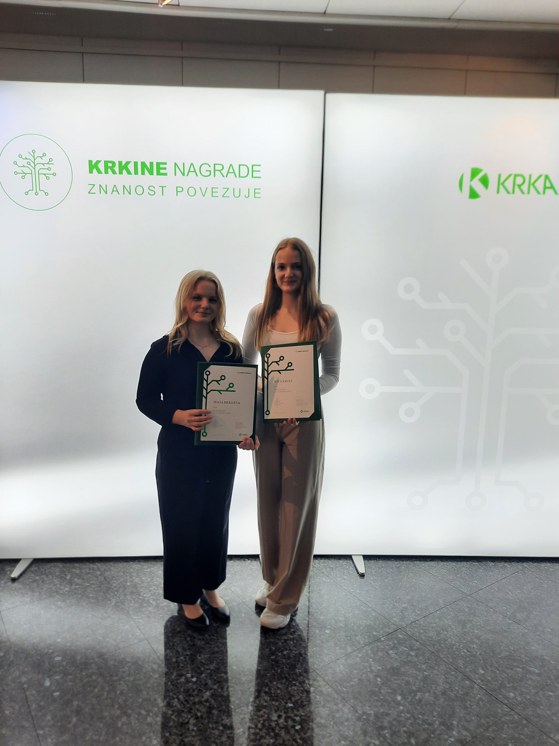 Utrinki iz slovesne podelitve Krkinih nagrad Utrinki iz slovesne podelitve Krkinih nagrad