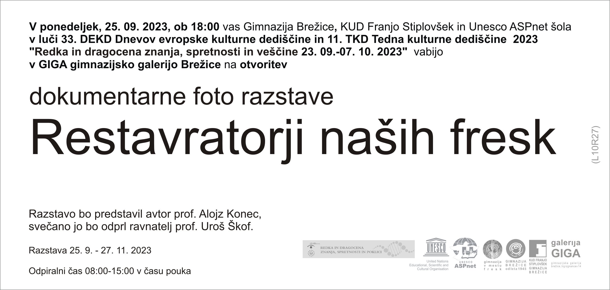 Restavratorji naših fresk Restavratorji naših fresk