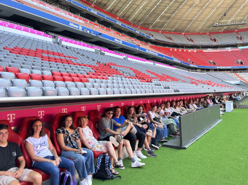 Počitek na stadionu