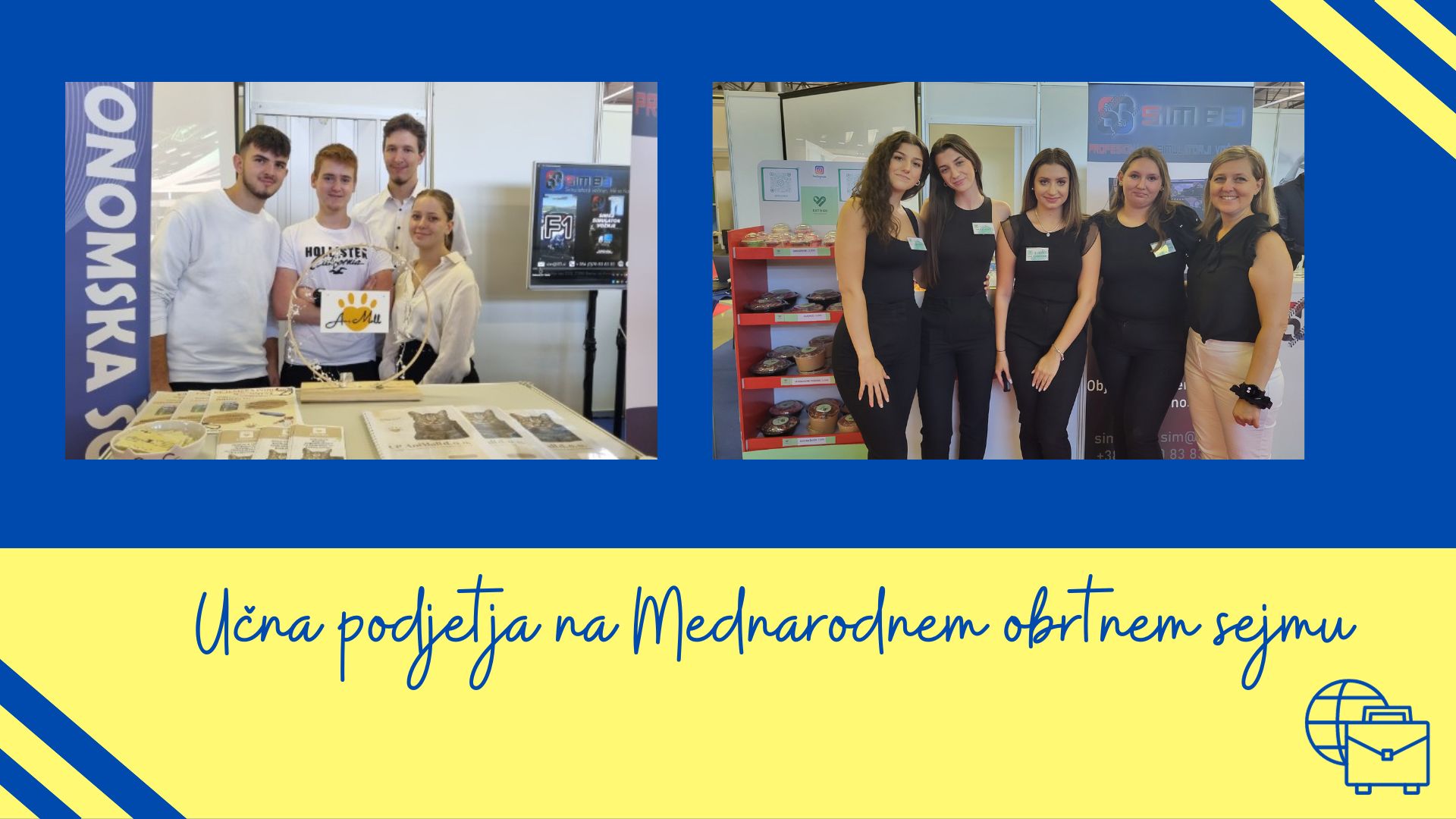 Učna podjetja naše šole na 55. Mednarodnem obrtnem sejmu Učna podjetja naše šole na 55. Mednarodnem obrtnem sejmu