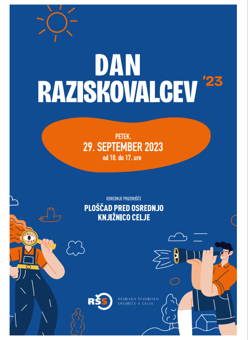 DAN RAZISKOVALCEV, PETEK, 29. 9. 2023