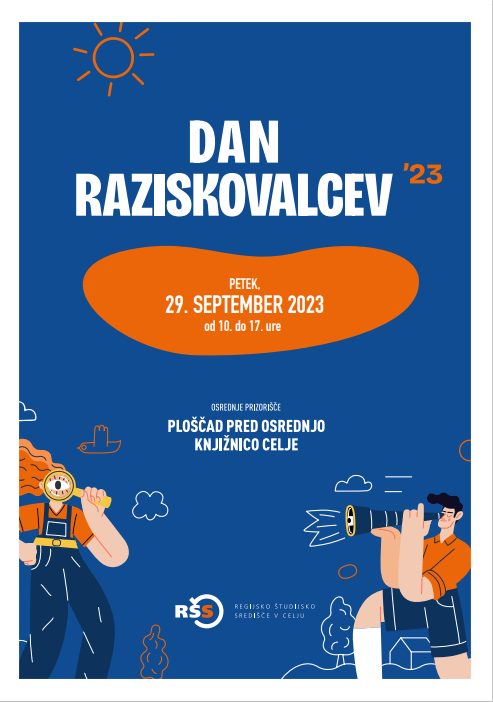DAN RAZISKOVALCEV, PETEK, 29. 9. 2023 DAN RAZISKOVALCEV, PETEK, 29. 9. 2023