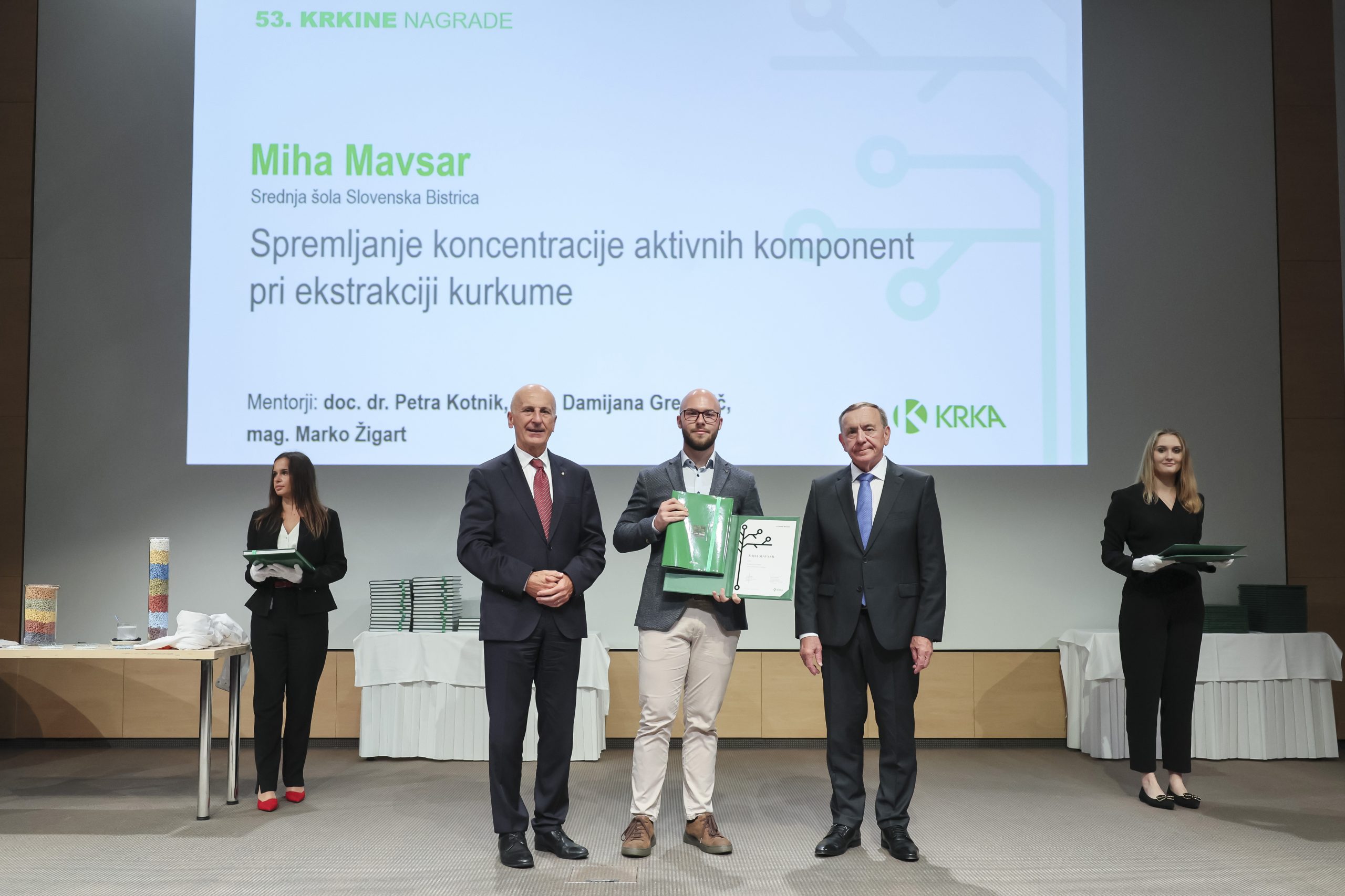 Slovesna podelitev Krkinih nagrad Slovesna podelitev Krkinih nagrad