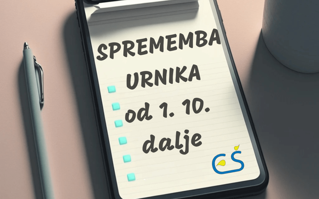 Sprememba urnika