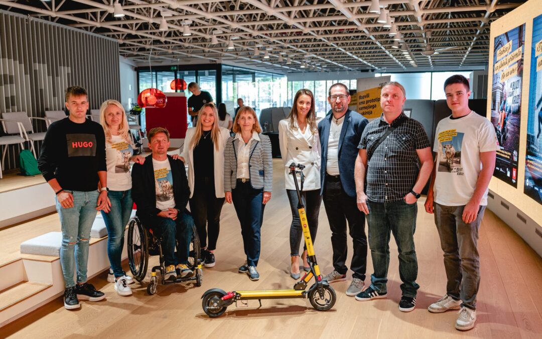 Dijaki SŠ KER izdelali prototip varnega e-skiroja