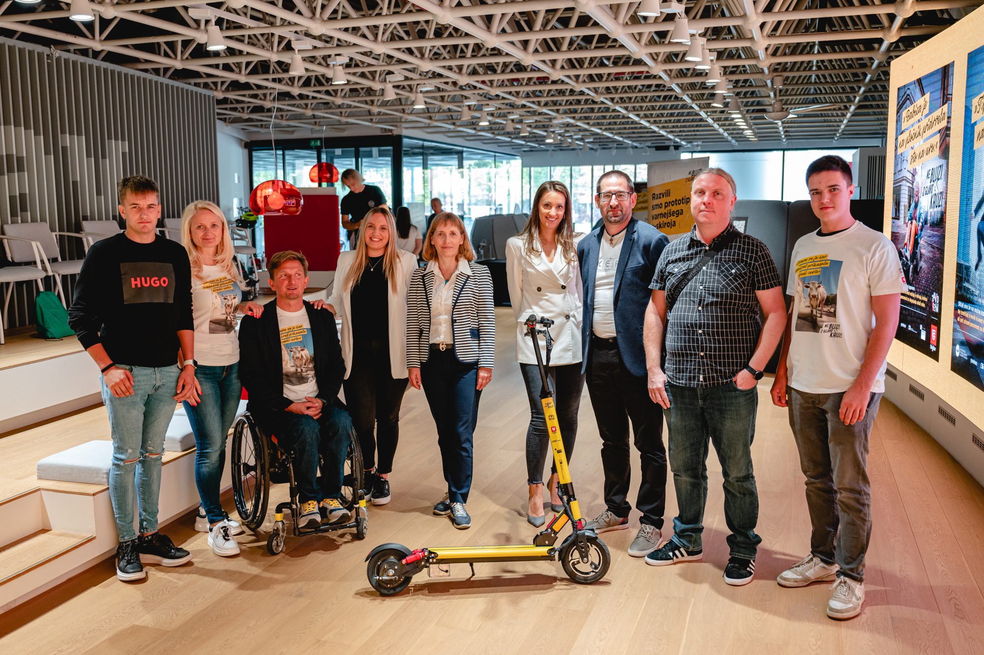 Dijaki SŠ KER izdelali prototip varnega e-skiroja Dijaki SŠ KER izdelali prototip varnega e-skiroja