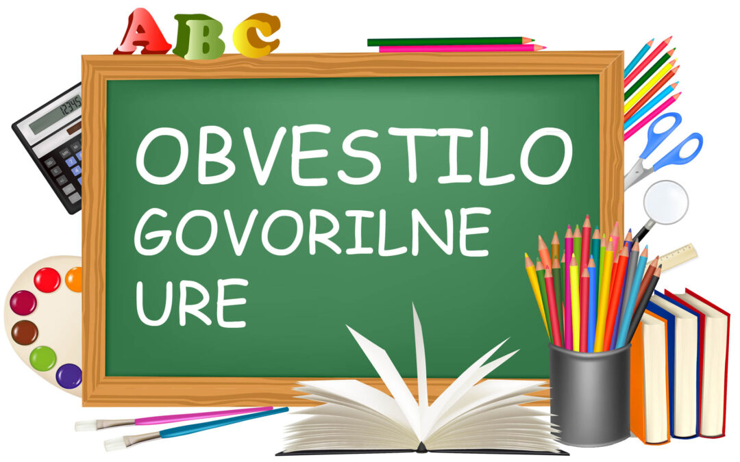 Govorilne ure za starše in konzultacije za dijake