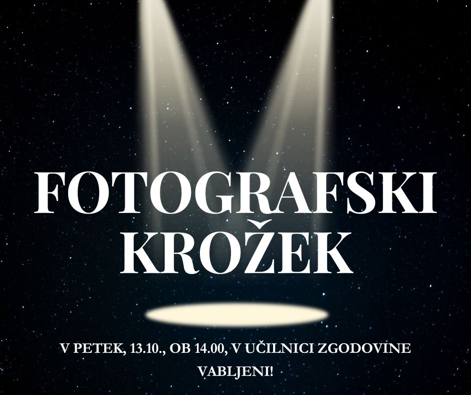 Fotografski krožek Fotografski krožek