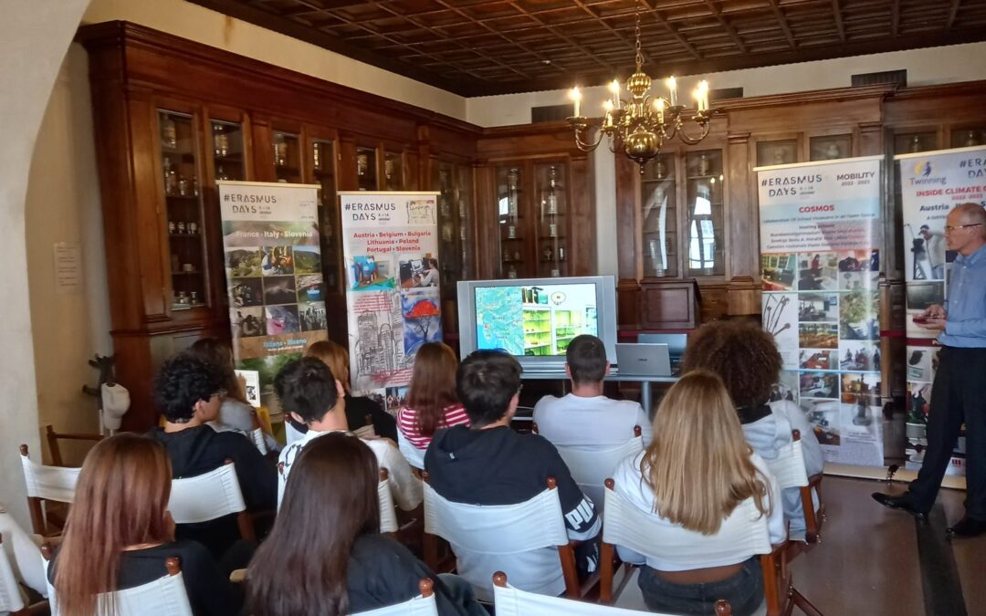 Erasmus+Days: “Live on the Karst”-“Europia”-“Cosmos”: European projects enter in the classroom
