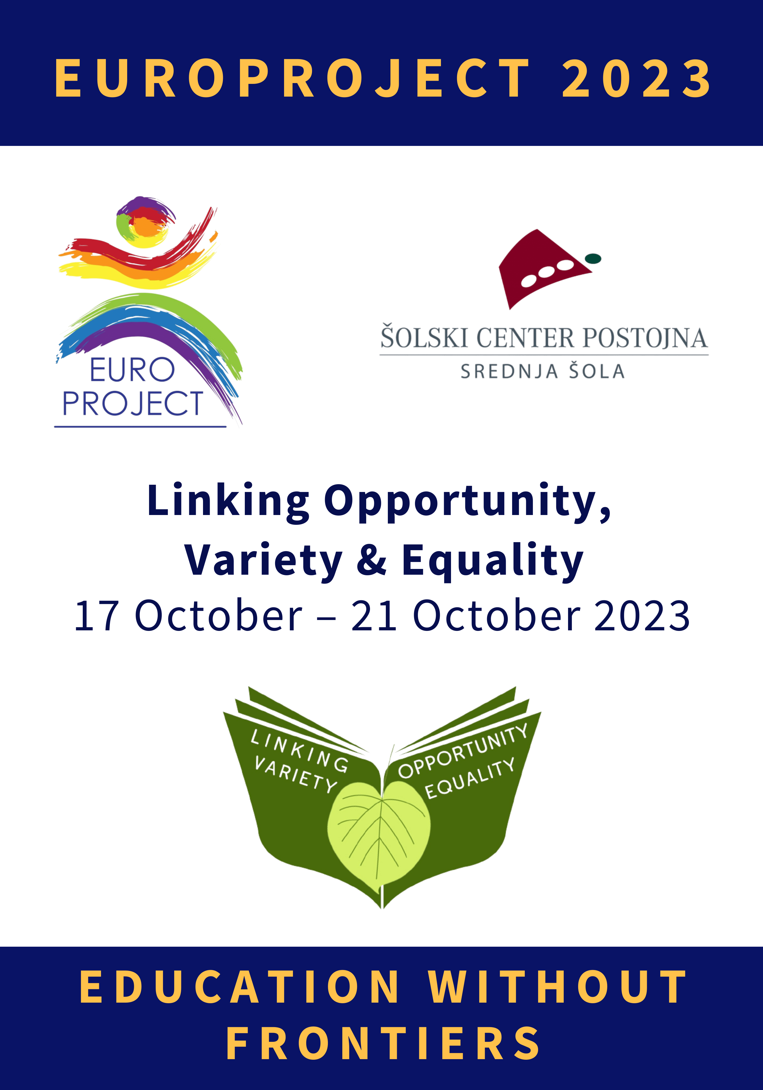 Mednarodna konferenca Europroject: Education Without Frontiers. Mednarodna konferenca Europroject: Education Without Frontiers.