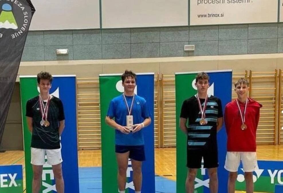 Športni uspeh v badmintonu, oktober 2023