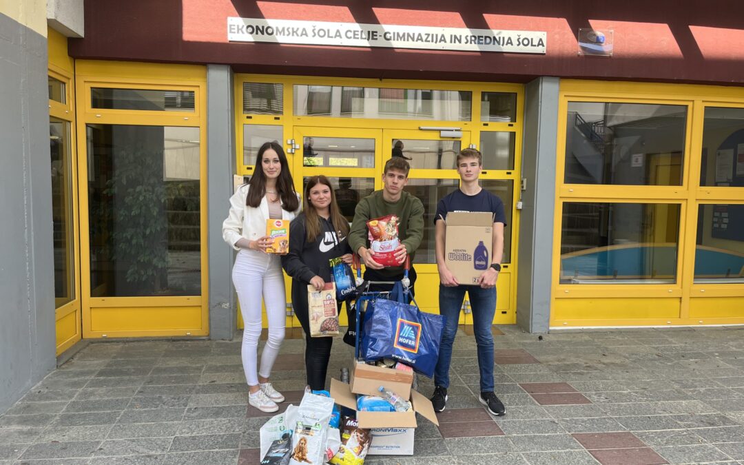 Učno podjetje Animall z roko v roki z Odbojkarskim klubom Celje v dobrodelni akciji
