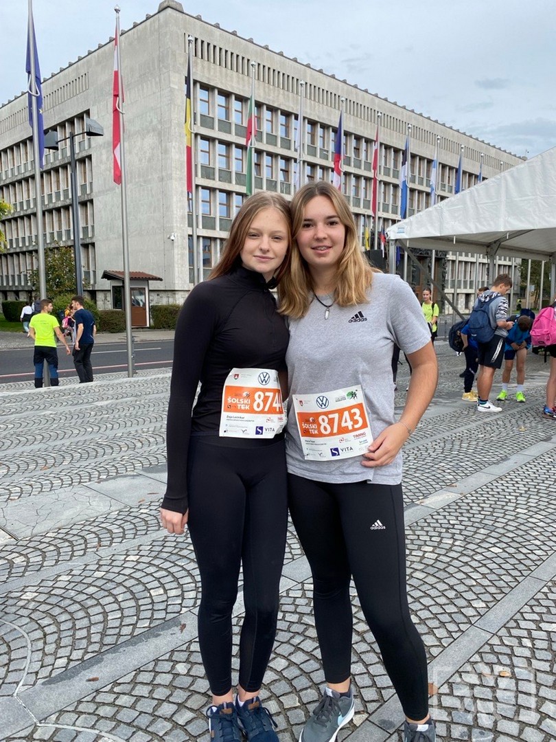 DIJAKINJI SZKŠC NA LJUBLJANSKEM MARATONU