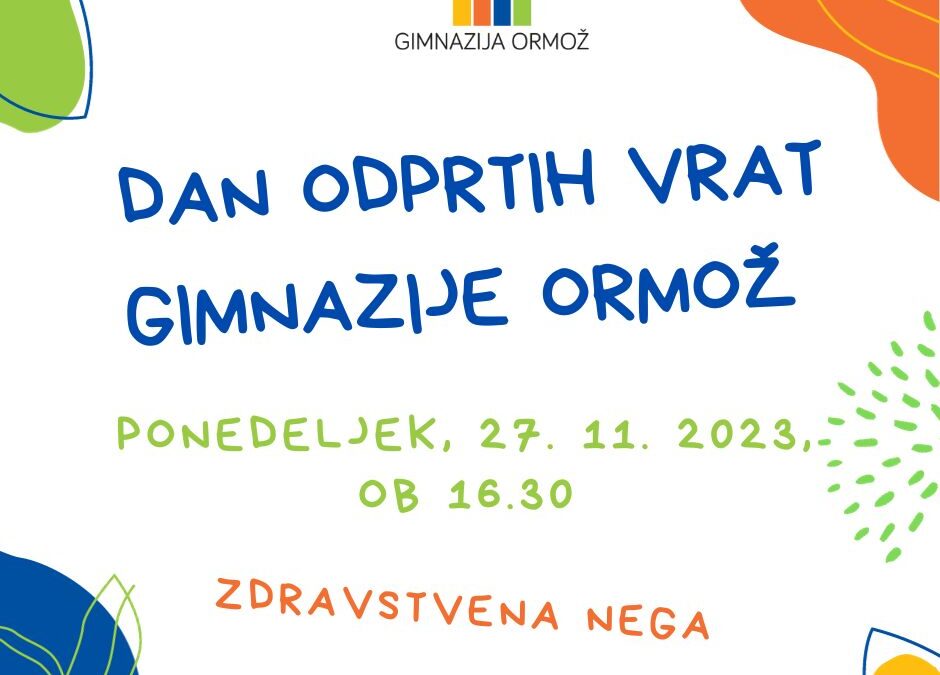 Dan odprtih vrat zdravstvene nege