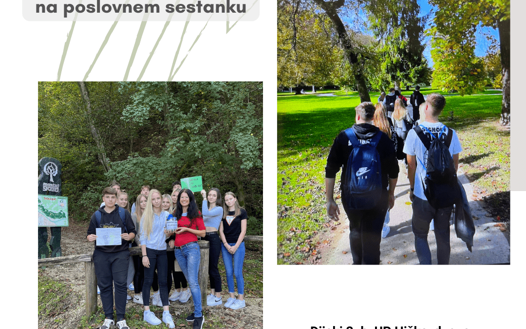 Poslovni sestanek v objemu narave