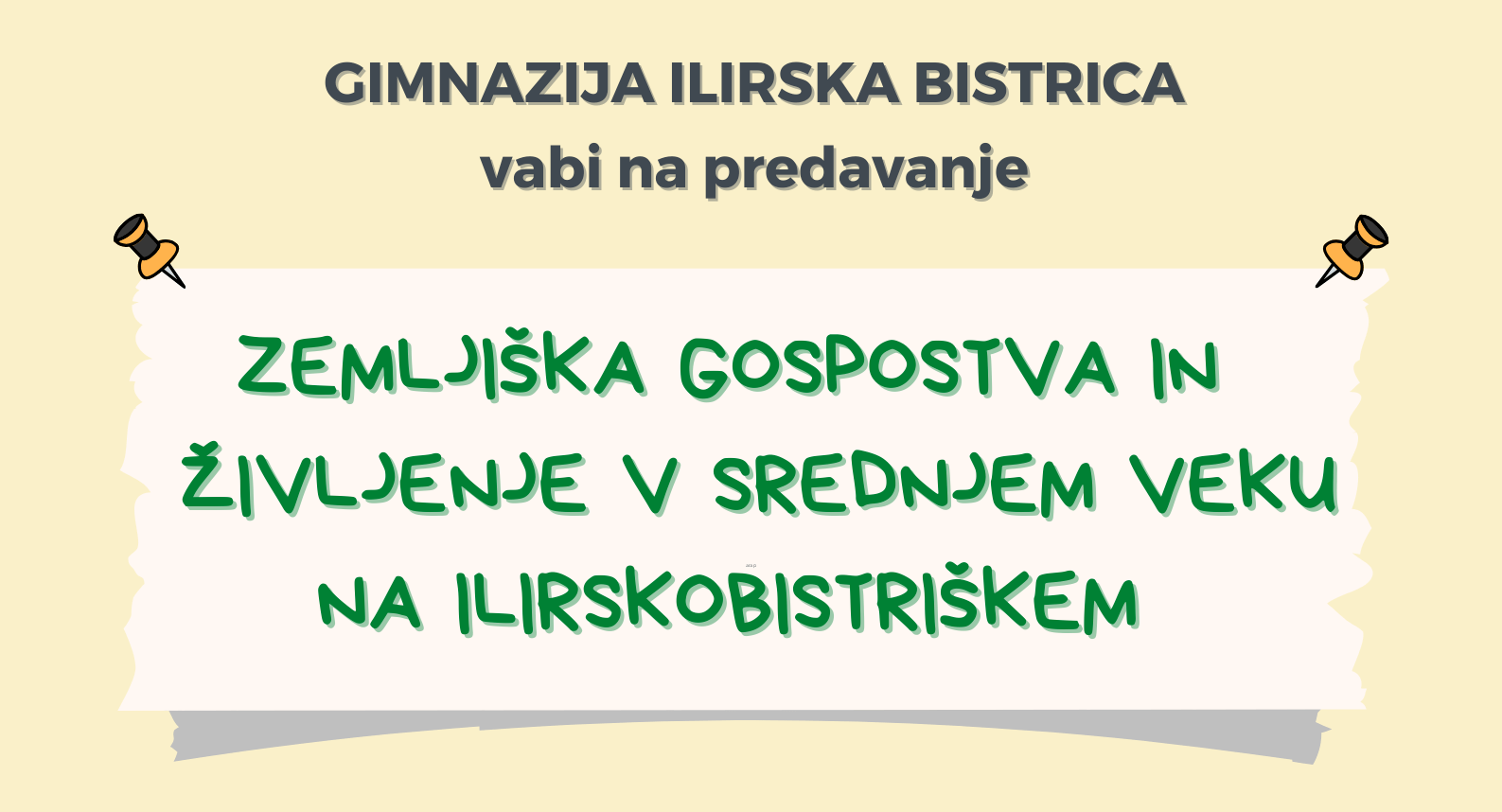 Zemljiška gospostva in življenje v srednjem veku na Ilirskobistriškem Zemljiška gospostva in življenje v srednjem veku na Ilirskobistriškem