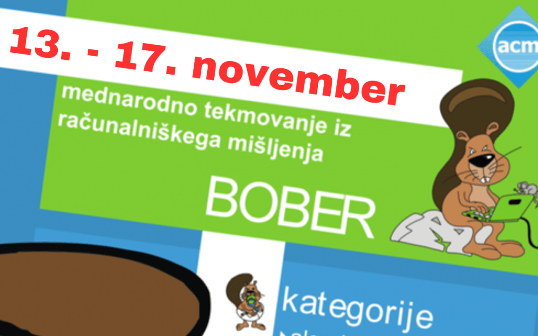 Tekmovanje iz računalniškega mišljenja BOBER 2023