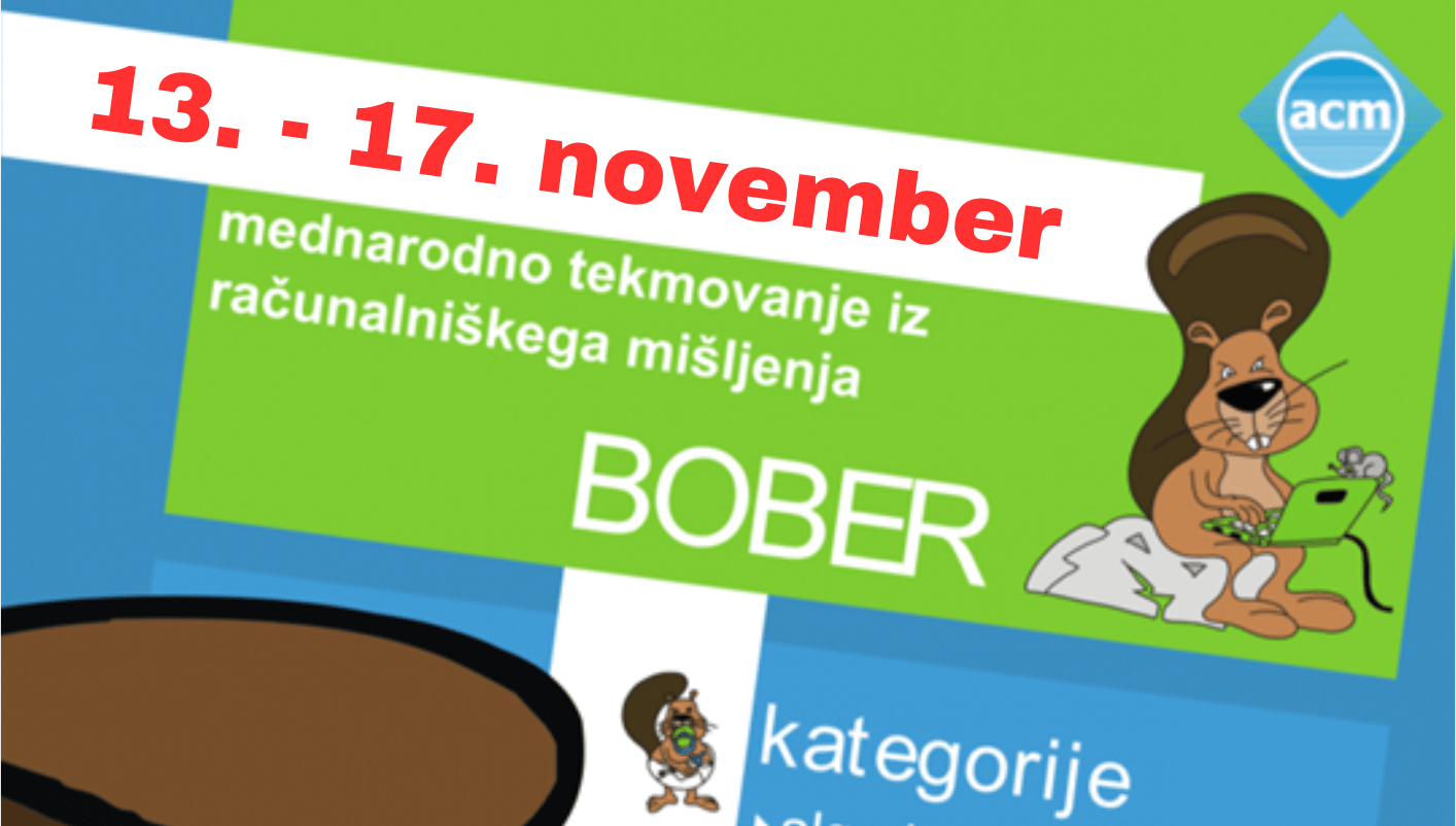 Tekmovanje iz računalniškega mišljenja BOBER 2023