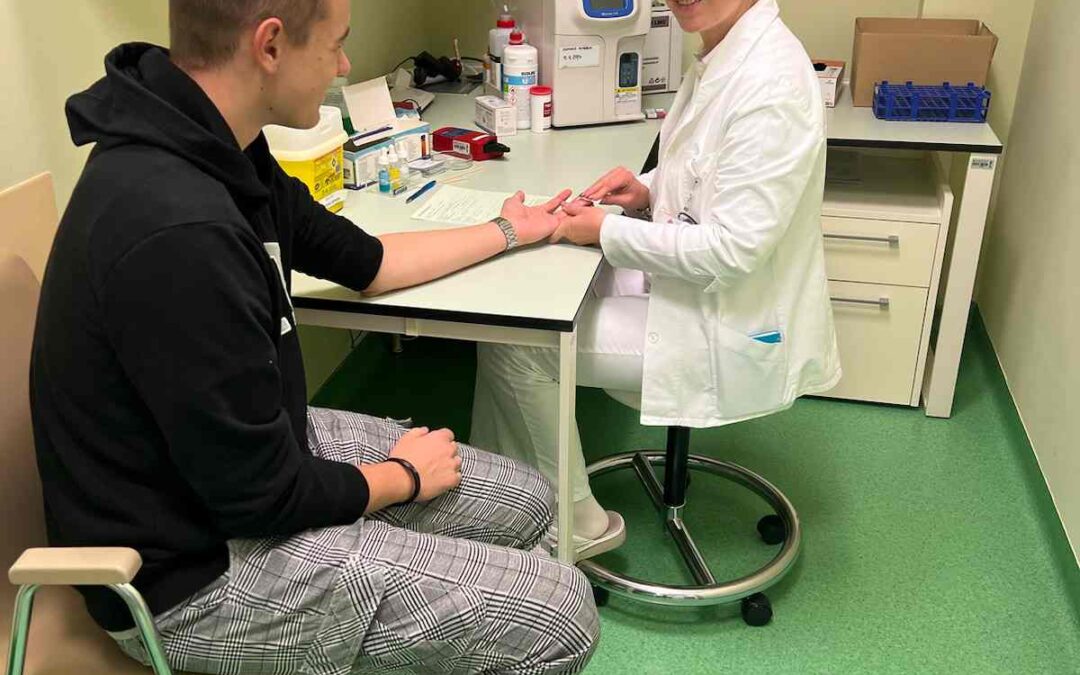 Na krvodajalski akciji veliko število gimnazijcev