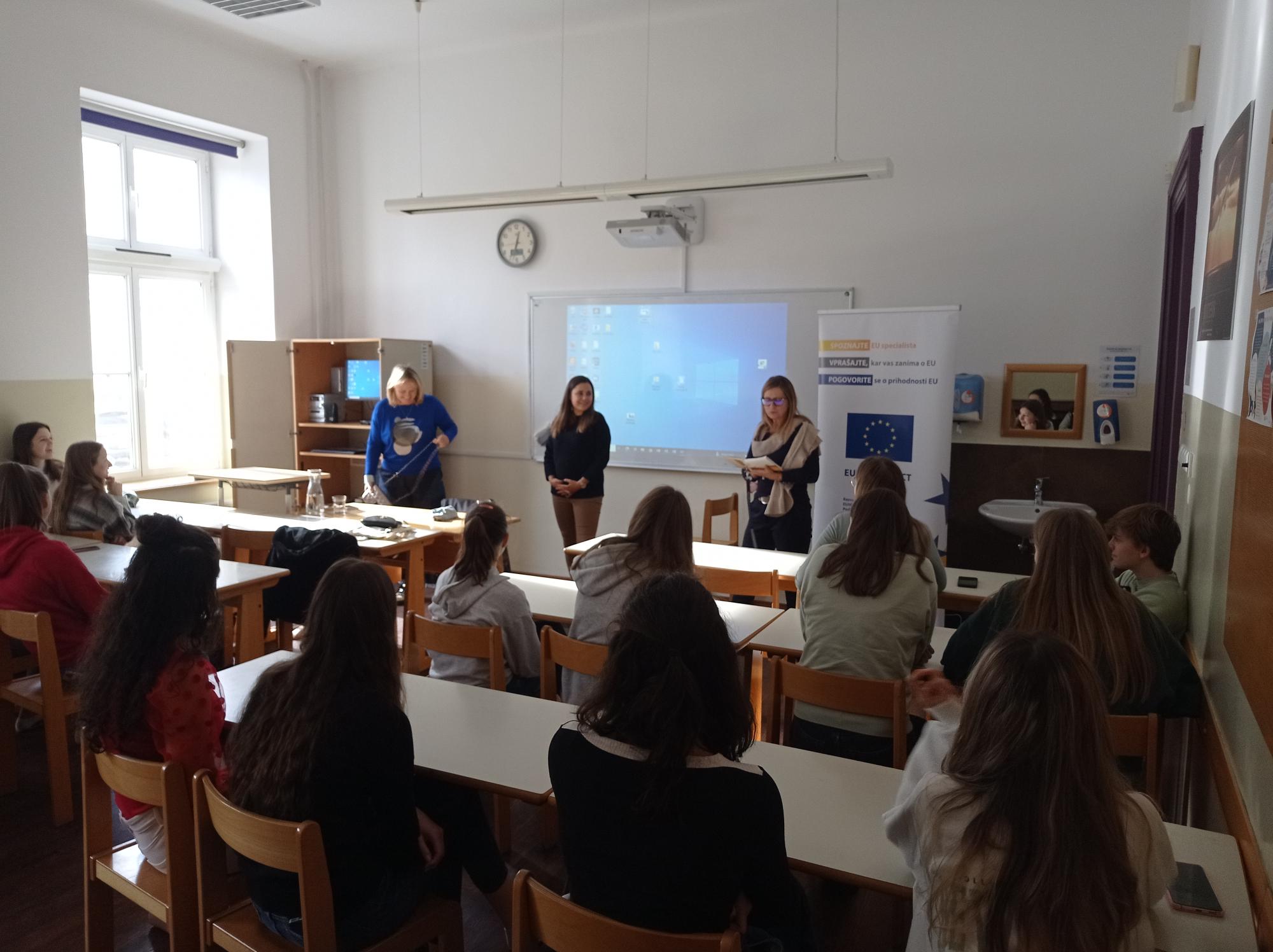 Delavnica Lažne novice in medijska pismenost za dijake 3F, ki so vključeni v projekt EPAS