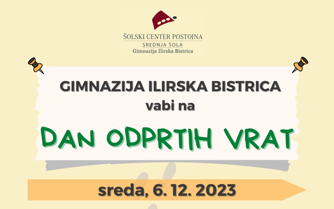 Gimnazija odpira svoja vrata