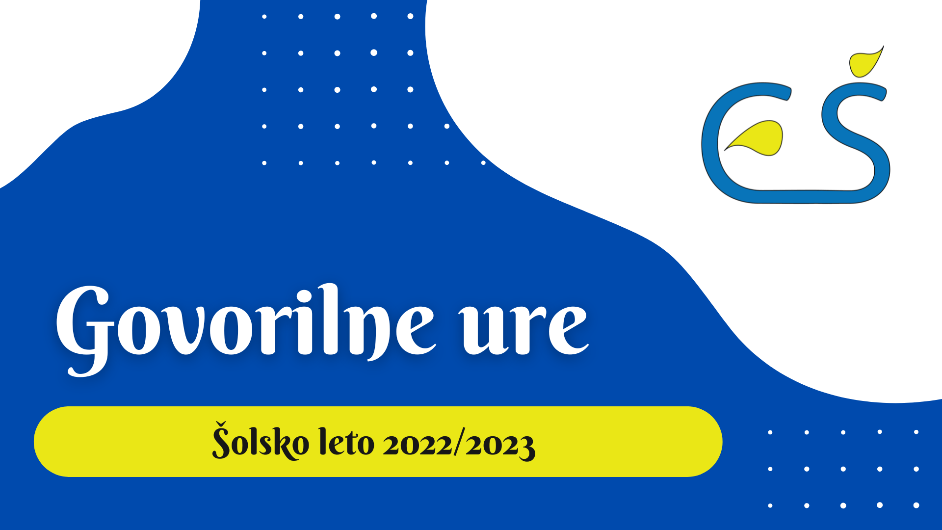 Popoldanske govorilne ure v novembru – 28. 11. 2023