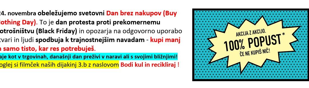 Dan brez nakupov