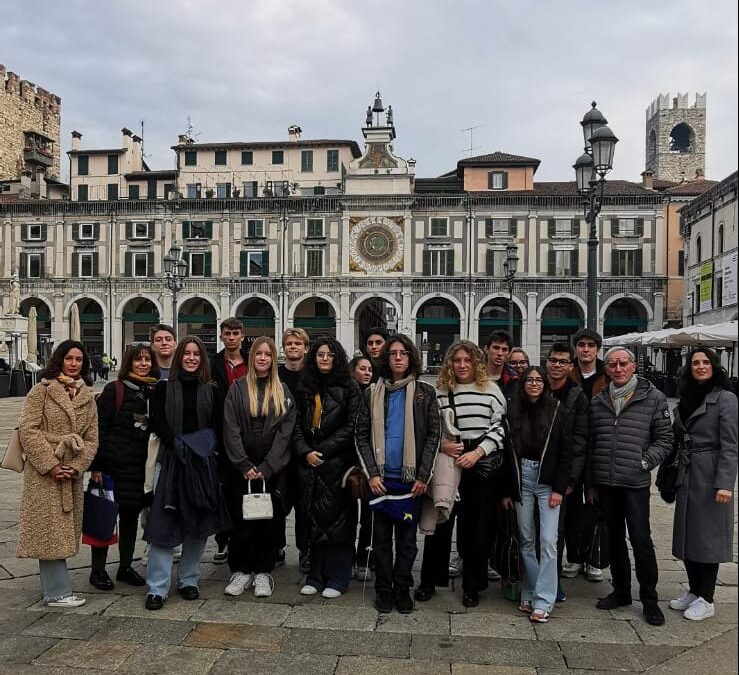 Visita al Liceo Scientifico di stato “Annibale Calini” di Brescia, progetto Erasmus+ IDEALI