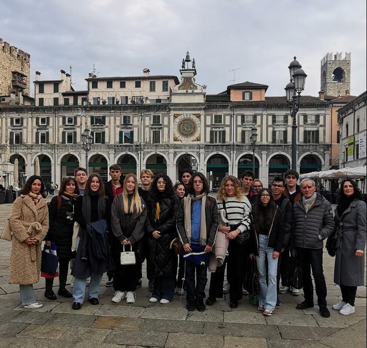 Visita al Liceo Scientifico di stato “Annibale Calini” di Brescia, progetto Erasmus+ IDEALI