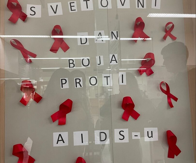 PLAKAT OB SVETOVNEM DNEVU BOJA PROTI AIDS-u