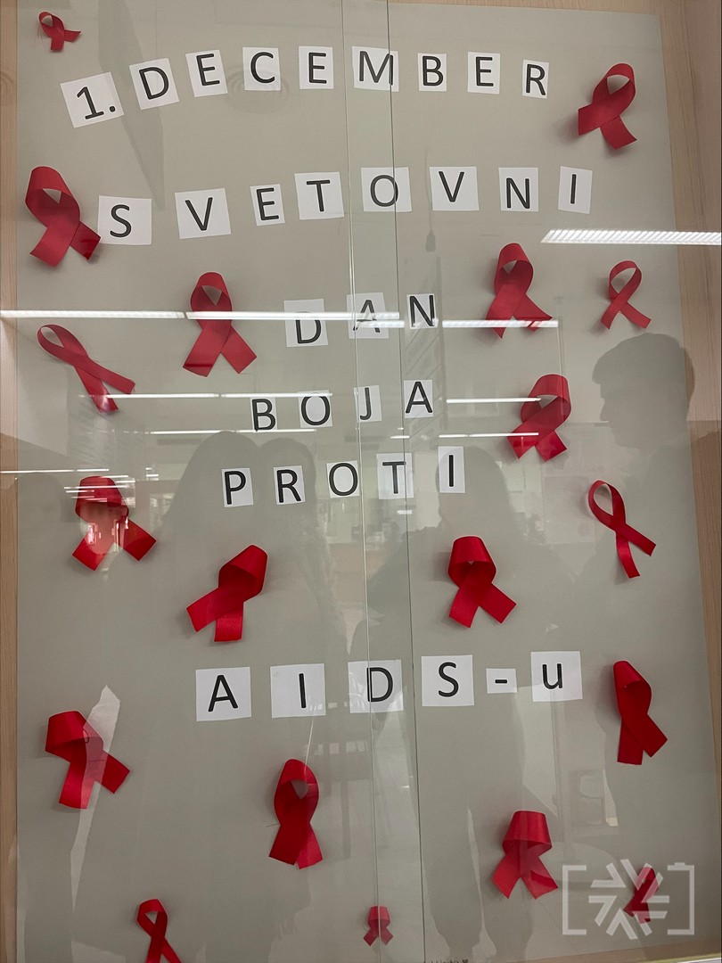 PLAKAT OB SVETOVNEM DNEVU BOJA PROTI AIDS-u