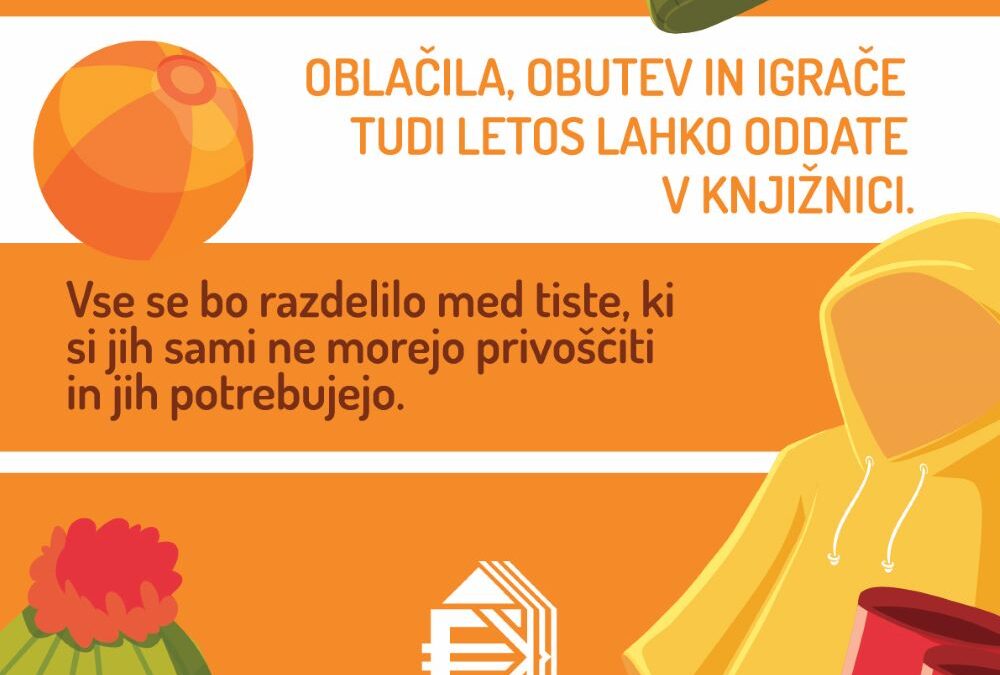 Zbiranje rabljenih oblačil, obutve in igrač