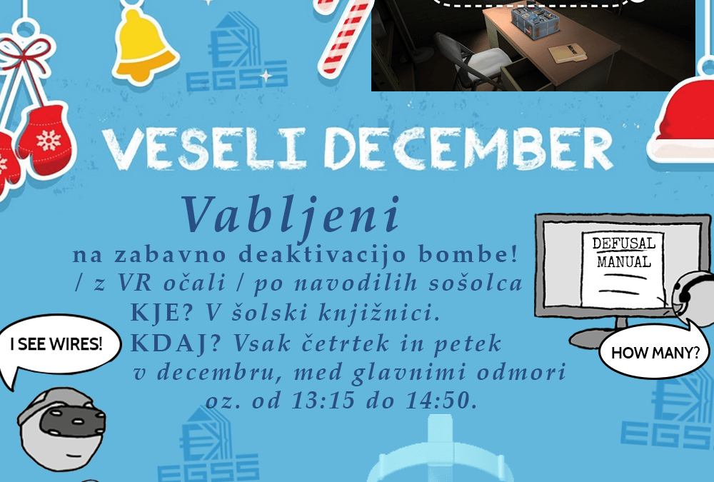 Zabavna aktivnost v šolski knjižnici