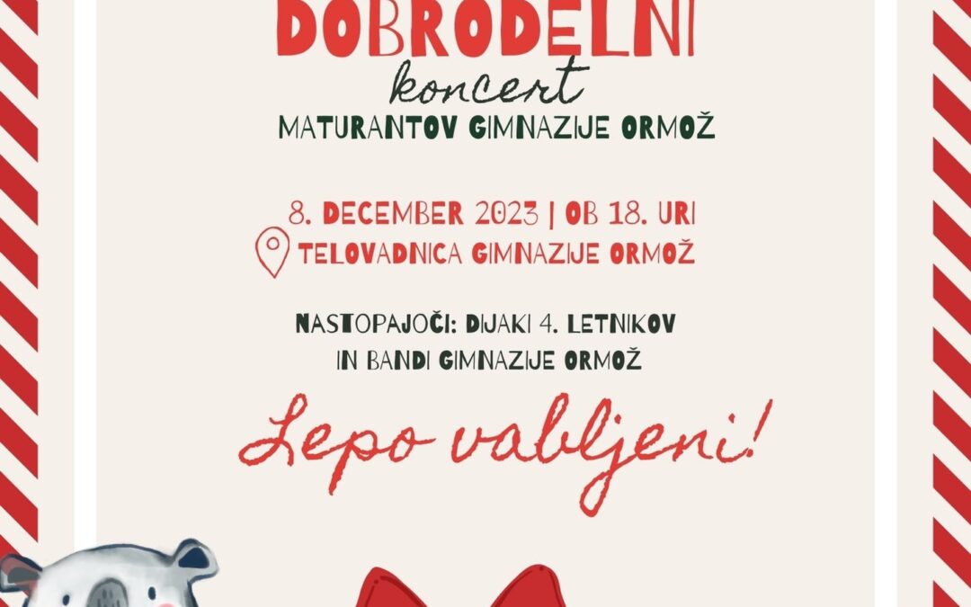 Dobrodelni koncert maturantov