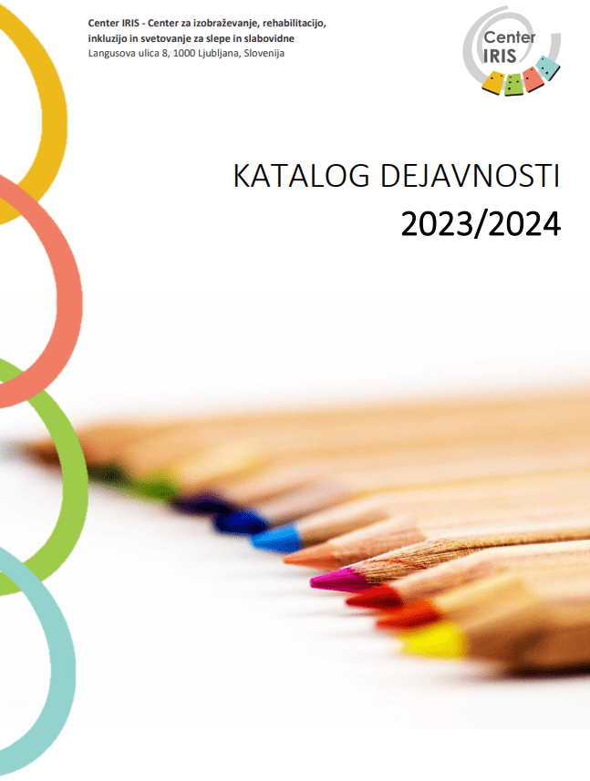 Katalog dejavnosti 2023/2024 Katalog dejavnosti 2023/2024