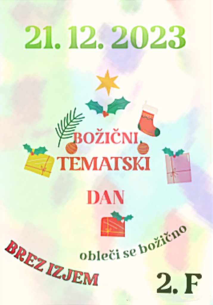 BOŽIČNI TEMATSKI DAN