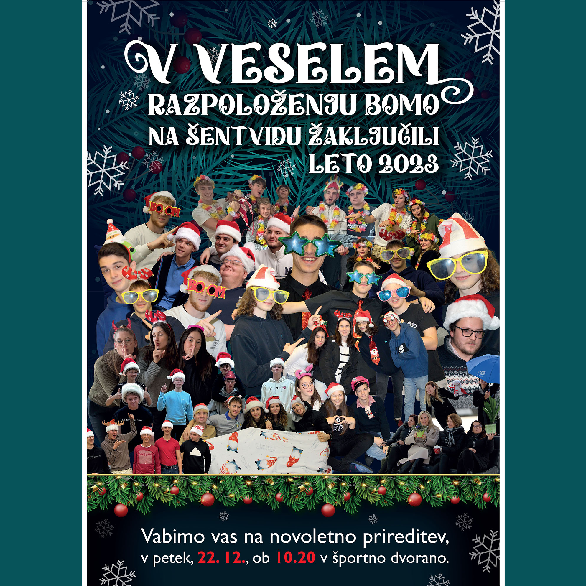 VABILO NA NOVOLETNO PRIREDITEV VABILO NA NOVOLETNO PRIREDITEV
