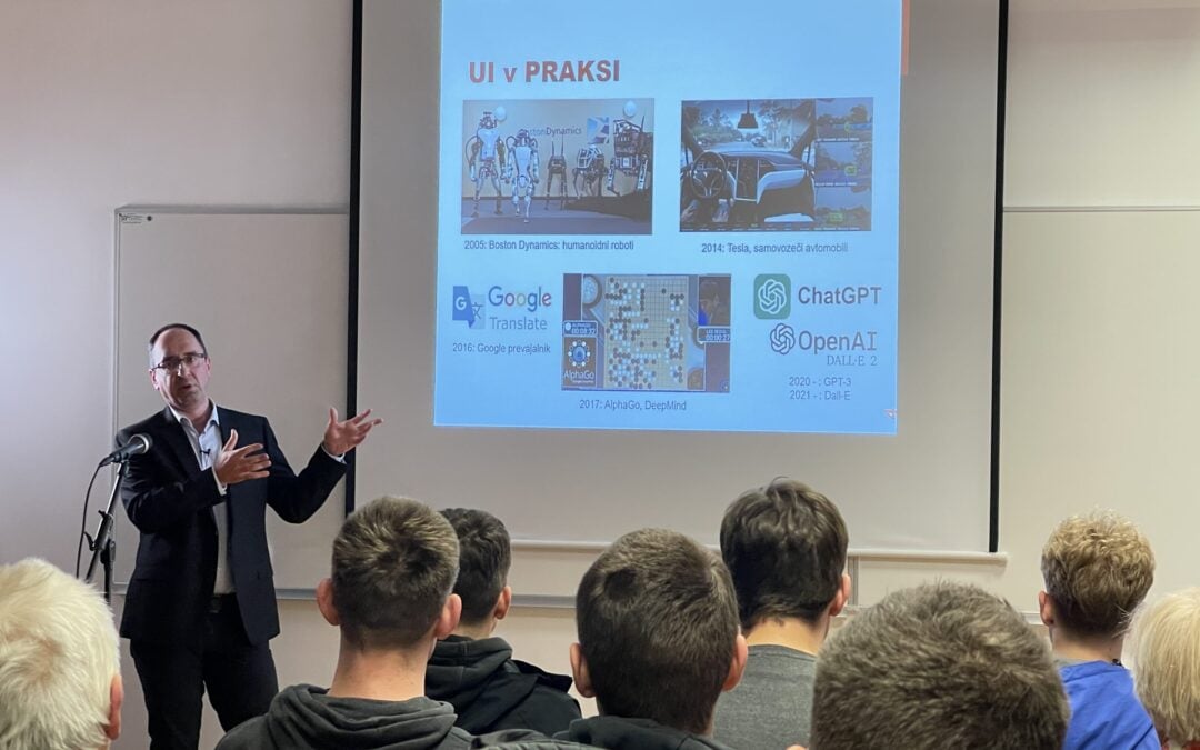 V Gimnaziji Ilirska Bistrica predavanje o umetni inteligenci