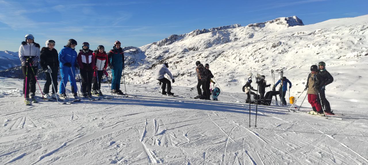 Smučanje v Dolomitih
