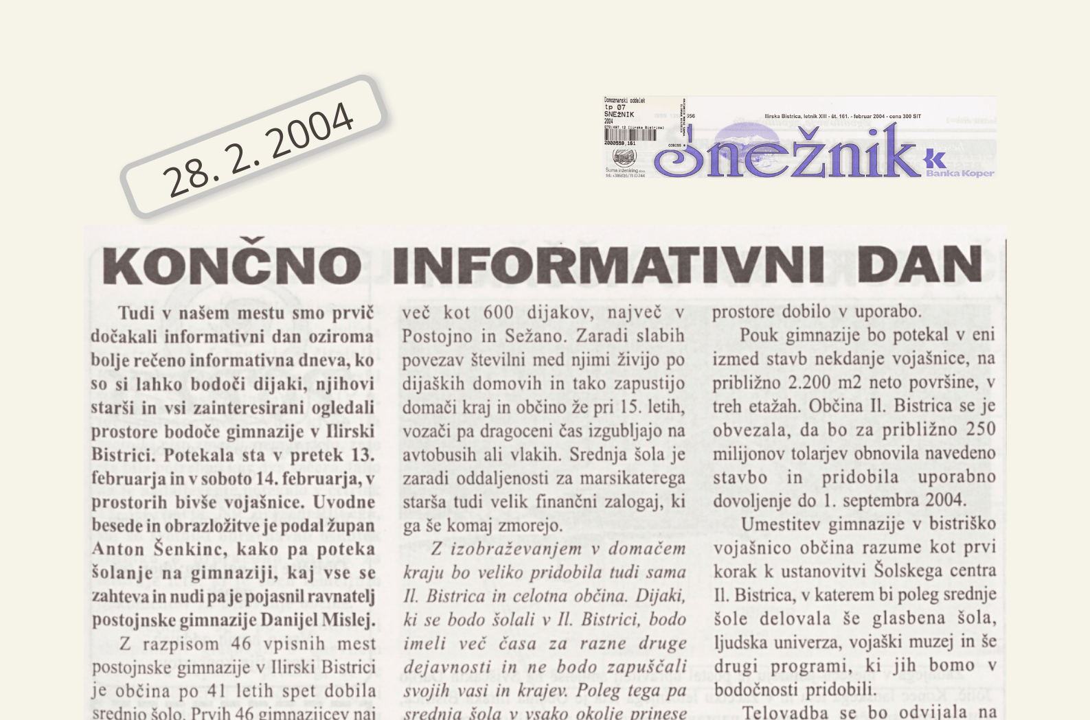 Končno informativni dan Končno informativni dan