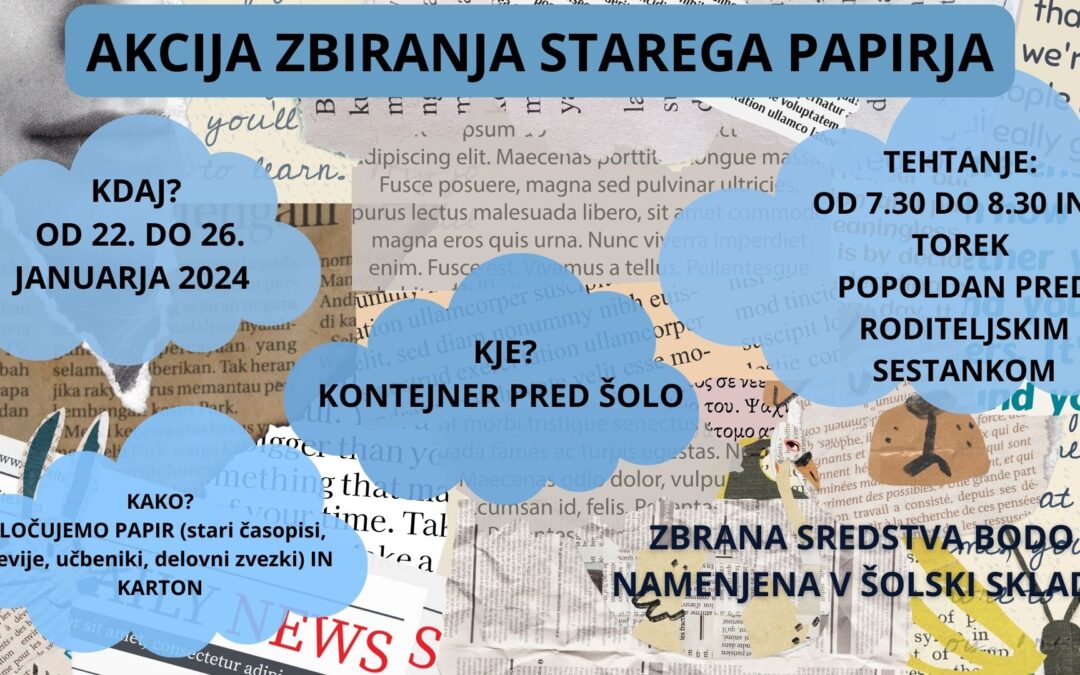 Zbiranje starega papirja