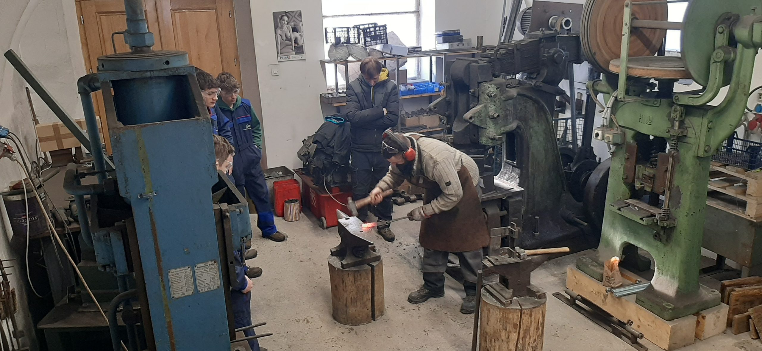 Delavnice kovanja v Planini pri Postojni
