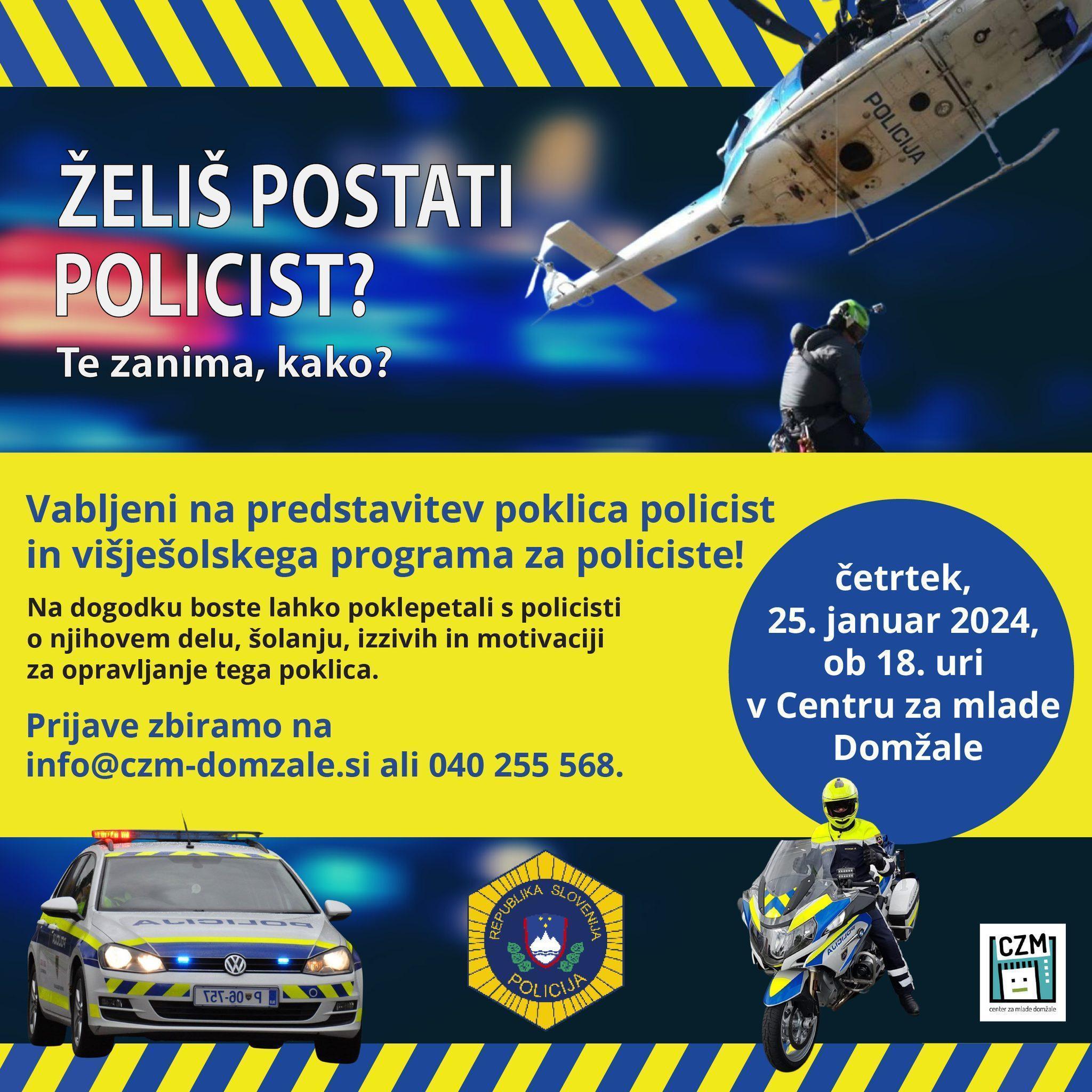 Predstavitev poklica policist